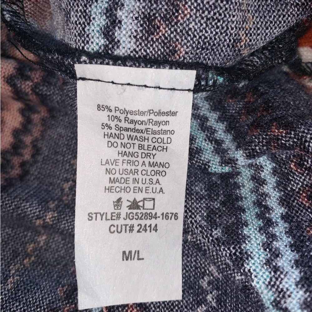 ee:some Open Aztec Cardigan Size M/L - Picture 5 of 6